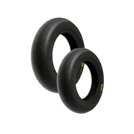 Juego de neumáticos 100/90-12 Slick PMT y 120/80-12 S y SS